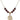 Saint Martin of Tours Birthstone Necklace | 3/4 inch | 6mm Beads  Garnet 14kt Gold Filled