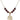 Saint Vincent Ferrer Birthstone Necklace | 3/4 inch | 6mm Beads  Garnet 14kt Gold Filled