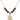 Saint Augustine of Hippo Birthstone Necklace | 3/4 inch | 6mm Beads  Garnet 14kt Gold Filled