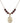 Saint Augustine of Hippo Birthstone Necklace | 3/4 inch | 6mm Beads  Garnet 14kt Gold Filled