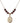 Madonna Birthstone Necklace | 3/4 inch | 6mm Beads  Garnet 14kt Gold Filled
