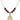 Infant of Prague Birthstone Necklace | 3/4 inch | 6mm Beads  Garnet 14kt Gold Filled