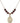 Infant of Prague Birthstone Necklace | 3/4 inch | 6mm Beads  Garnet 14kt Gold Filled