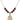 Saint Germaine Cousin Birthstone Necklace | 3/4 inch | 6mm Beads  Garnet 14kt Gold Filled