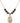 Saint Germaine Cousin Birthstone Necklace | 3/4 inch | 6mm Beads  Garnet 14kt Gold Filled