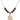 Saint Isaac Jogues Birthstone Necklace | 3/4 inch | 6mm Beads  Garnet 14kt Gold Filled