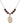 Saint Isaac Jogues Birthstone Necklace | 3/4 inch | 6mm Beads  Garnet 14kt Gold Filled