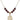 Holy Family Birthstone Necklace | 3/4 inch | 6mm Beads  Garnet 14kt Gold Filled