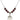Saint Dominic Savio Birthstone Necklace | 3/4 inch | 6mm Beads  Garnet Sterling Silver
