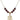 Saint Stephanie Birthstone Necklace | 3/4 inch | 6mm Beads  Garnet 14kt Gold Filled