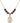 Saint Stephanie Birthstone Necklace | 3/4 inch | 6mm Beads  Garnet 14kt Gold Filled