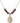 San Juan de la Cruz Birthstone Necklace | 3/4 inch | 6mm Beads  Garnet 14kt Gold Filled