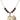 Pope Emeritace  Benedict XVI Birthstone Necklace | 3/4 inch  Garnet 14kt Gold Filled