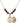 Pope Emeritace  Benedict XVI Birthstone Necklace | 3/4 inch  Garnet 14kt Gold Filled