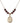 Saint Madeline Sophie Barat Birthstone Necklace | 3/4 inch | 6mm Beads  Garnet 14kt Gold Filled