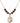 Cross Birthstone Necklace | 3/4 inch | 6mm Beads  Garnet 14kt Gold Filled