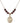 Saint Placidus Birthstone Necklace | 3/4 inch | 6mm Beads  Garnet 14kt Gold Filled