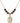 Our Lady of All Nations Birthstone Necklace | 3/4 inch | 6mm Beads  Garnet 14kt Gold Filled