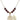 Our Lady of Mount Carmel Birthstone Necklace | 3/4 inch | 6mm Beads  Garnet 14kt Gold Filled