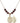 Our Lady of Mount Carmel Birthstone Necklace | 3/4 inch | 6mm Beads  Garnet 14kt Gold Filled