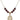 Our Lady of Peace Birthstone Necklace | 3/4 inch | 6mm Beads  Garnet 14kt Gold Filled
