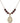 Our Lady of Peace Birthstone Necklace | 3/4 inch | 6mm Beads  Garnet 14kt Gold Filled
