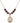Our Lady of the Railroad Birthstone Necklace | 3/4 inch | 6mm Beads  Garnet 14kt Gold Filled