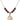 Blessed Trinity Birthstone Necklace | 3/4 inch | 6mm Beads  Garnet 14kt Gold Filled