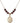 Blessed Trinity Birthstone Necklace | 3/4 inch | 6mm Beads  Garnet 14kt Gold Filled
