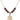 Saint Tarcisius Birthstone Necklace | 3/4 inch | 6mm Beads  Garnet 14kt Gold Filled