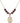 Saint Tarcisius Birthstone Necklace | 3/4 inch | 6mm Beads  Garnet 14kt Gold Filled
