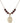 Our Lady of San Juan Birthstone Necklace | 3/4 inch | 6mm Beads  Garnet 14kt Gold Filled