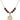 Saint Eugene de Mazenod Birthstone Necklace | 3/4 inch | 6mm Beads  Garnet 14kt Gold Filled