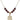 Saint Colette Birthstone Necklace | 3/4 inch | 6mm Beads  Garnet 14kt Gold Filled