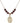 Saint Colette Birthstone Necklace | 3/4 inch | 6mm Beads  Garnet 14kt Gold Filled