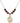 Our Lady of Africa Birthstone Necklace | 3/4 inch | 6mm Beads  Garnet 14kt Gold Filled
