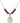 Saint Wenceslaus Birthstone Necklace | 3/4 inch | 6mm Beads  Garnet 14kt Gold Filled