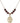 Saint Isidore the Farmer Birthstone Necklace | 3/4 inch | 6mm Beads  Garnet 14kt Gold Filled