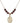 Saint John Vianney Birthstone Necklace | 3/4 inch | 6mm Beads  Garnet 14kt Gold Filled