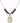 Our Lady of Mercy Birthstone Necklace | 3/4 inch | 6mm Beads  Garnet 14kt Gold Filled
