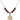 Saint Peter Nolasco Birthstone Necklace | 3/4 inch | 6mm Beads  Garnet 14kt Gold Filled