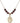 Our Lady of Consolation Birthstone Necklace | 3/4 inch | 6mm Beads  Garnet 14kt Gold Filled