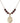 Saint Aedan of Ferns Birthstone Necklace | 3/4 inch | 6mm Beads  Garnet 14kt Gold Filled