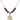 Saint Fiacre Birthstone Necklace | 3/4 inch | 6mm Beads  Garnet 14kt Gold Filled