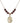 Saint Fiacre Birthstone Necklace | 3/4 inch | 6mm Beads  Garnet 14kt Gold Filled