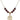 Our Lady of Olives Birthstone Necklace | 3/4 inch | 6mm Beads  Garnet 14kt Gold Filled