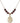 Saint Thomas of Villanova Birthstone Necklace | 3/4 inch | 6mm Beads  Garnet 14kt Gold Filled