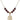 Saint Meinrad of Einsiedeln Birthstone Necklace | 3/4 inch | 6mm Beads  Garnet 14kt Gold Filled