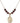 Saint Rosalia Birthstone Necklace | 3/4 inch | 6mm Beads  Garnet 14kt Gold Filled