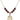 Saint Elizabeth of the Visitation Birthstone Necklace | 3/4 inch  Garnet 14kt Gold Filled